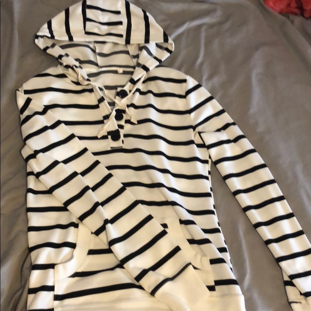 Stripped Black and White Sweater